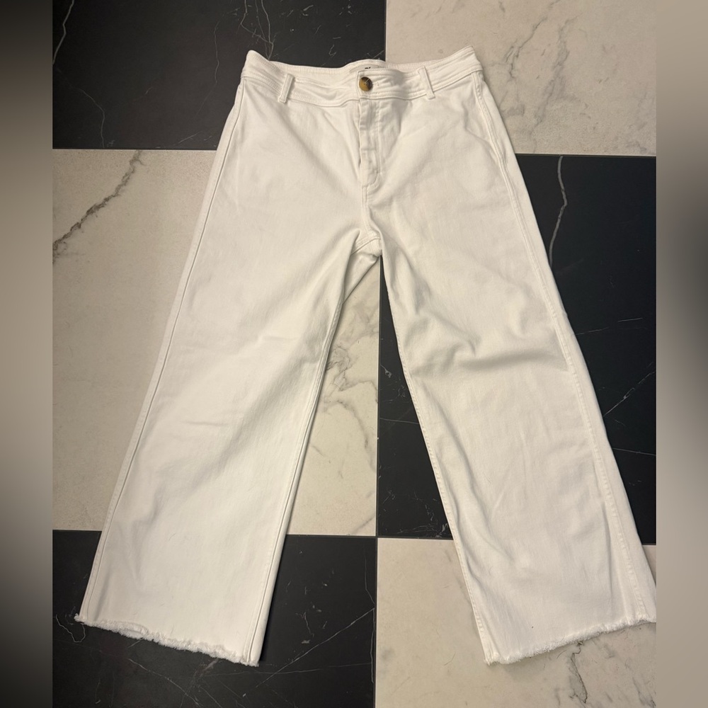 Vineyard Vines White Straight-Leg Women's Jeans